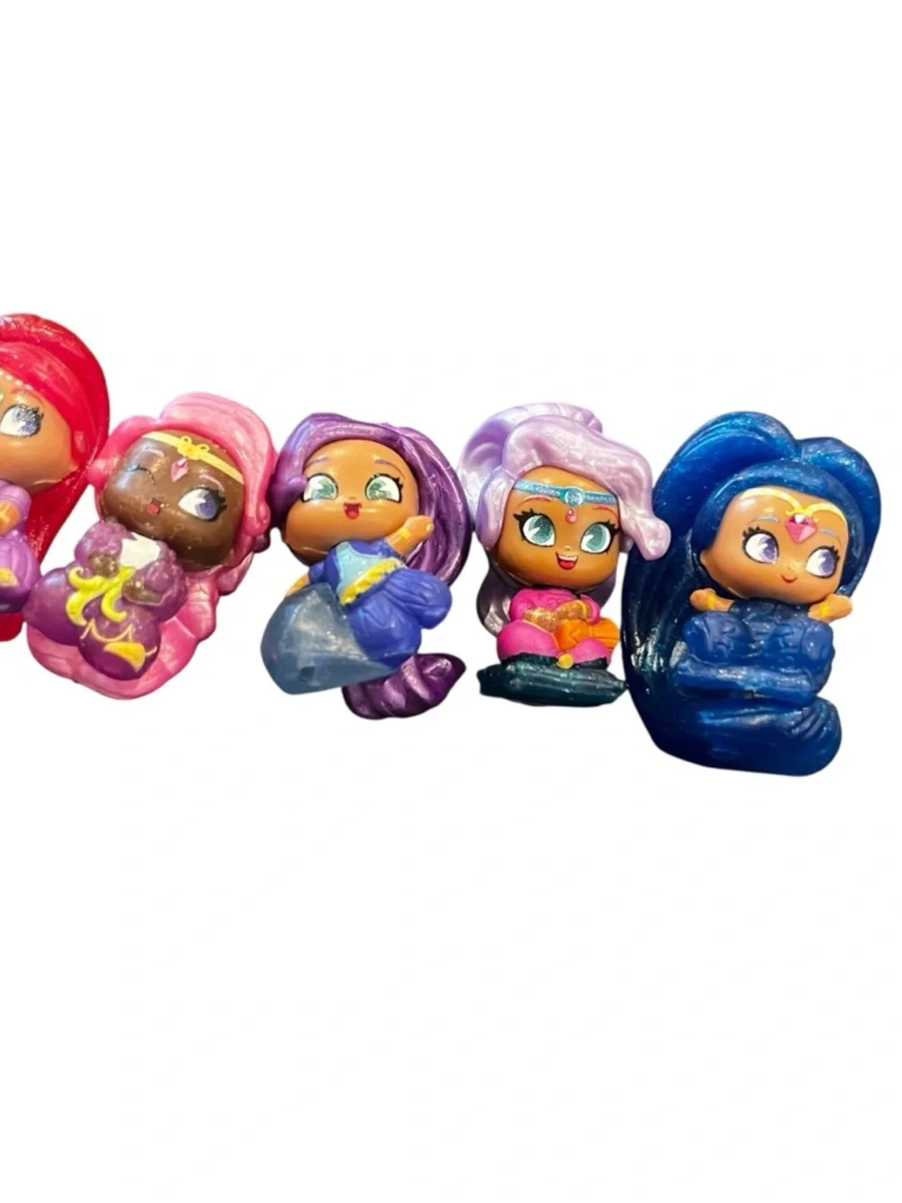 Disney shine shimmer mini dolls figures lot